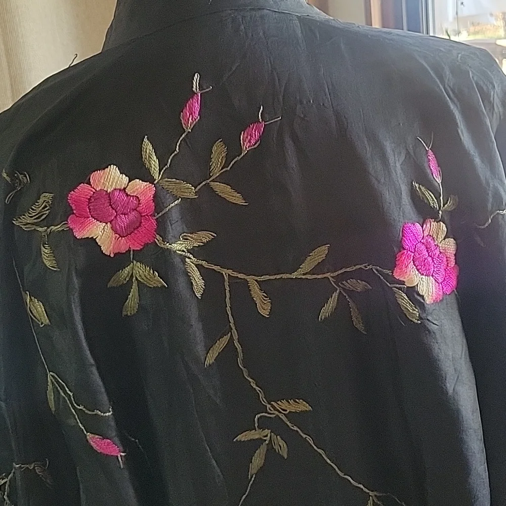 Handmade Kimono Hand embroidery on front back and sleeves Coachella 2026 - Picture 6 of 7